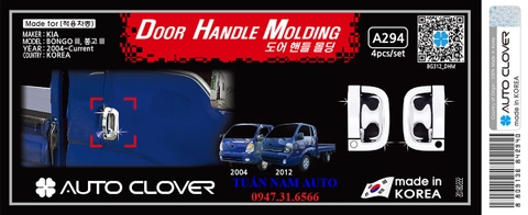 ỐP TAY NẮM CỬA CRÔM XE TẢI KIA K250 Kia K200 Kia Bonggo III