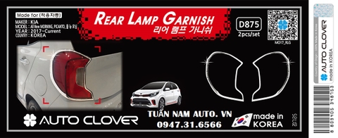 Ốp Viền Đèn Sau Morning | Ốp Mạ Xi Crôm Đèn Lùi Morning 2021 2022 2023 ( Hàng Hàn Quốc Cao Cấp)