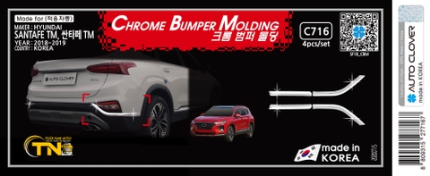 NẸP ỐP VIỀN HÔNG SAU, ỐP VIỀN BA ĐỜ XỐC SAU SANTAFE