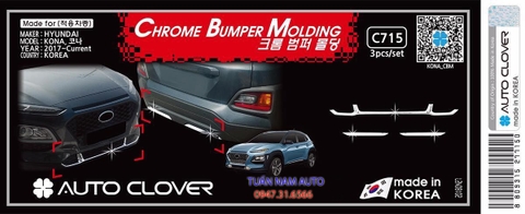 ỐP VIỀN BA ĐỜ XỐC TRƯỚC SAU KONA