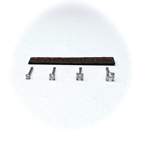 Khuyên mũi basic đá CZ 1.5/2/2.5/3mm  KM289
