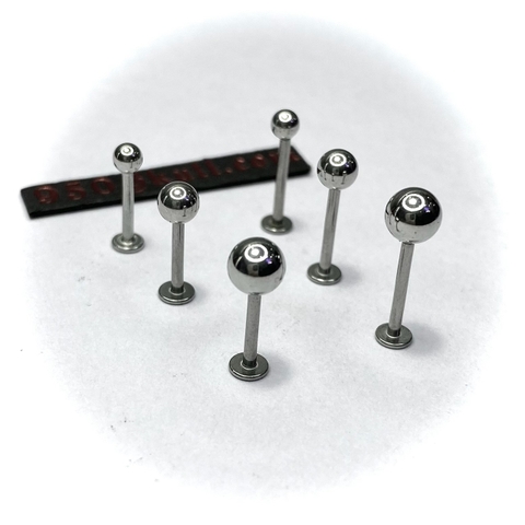 Khuyên basic 8mm/10mm Bi 3/4/5mm màu bạc  KM149