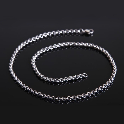 Vòng cổ trơn bản O tròn 3mm  NT062302