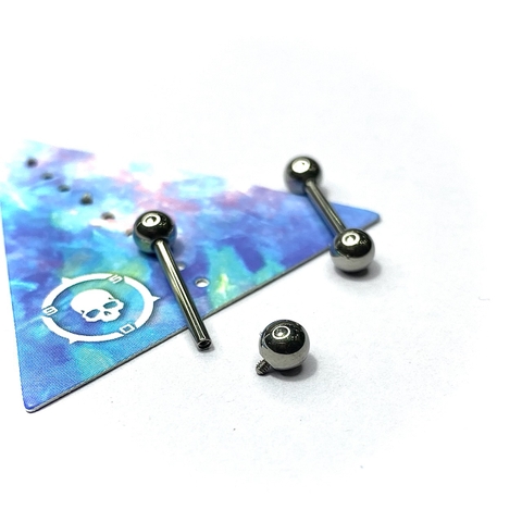 Khuyên Lưỡi G23  size 12 & 16mm  bi 5mm  KL122221