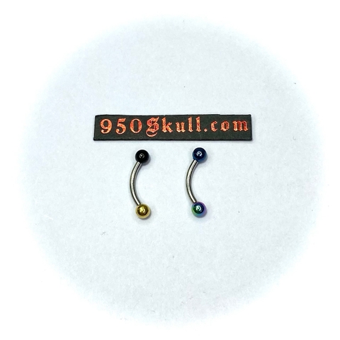 Khuyên basic  8mm 2bi màu  KB134