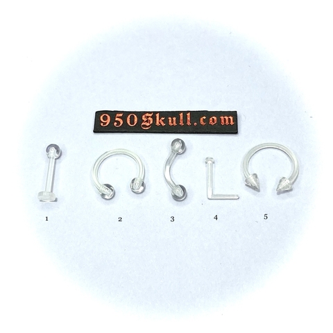 Khuyên nhựa trong suốt  KN188