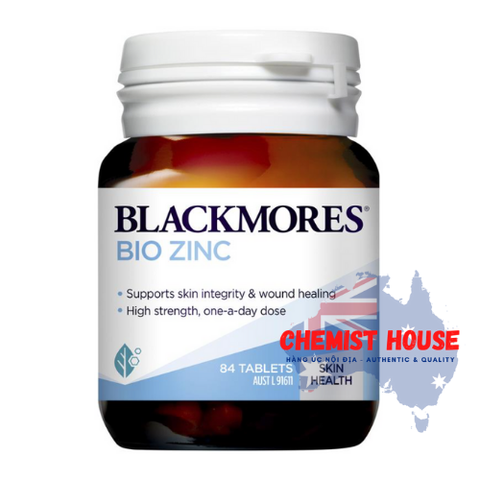 Blackmores Bio Zinc - Viên uống bổ sung kẽm tự nhiên 84 viên