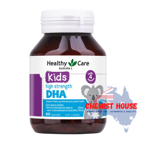 Healthy Care Kids DHA - Kẹo bổ sung DHA cho bé 60 viên