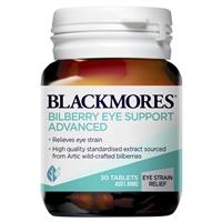Viên uống bổ mắt Blackmores Bilberry Eye Support Advanced 30 Tablets