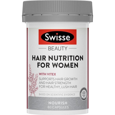 Viên uống dưỡng tóc cho nữ giới - Swisse Hair Nutrition For Women 60 Viên