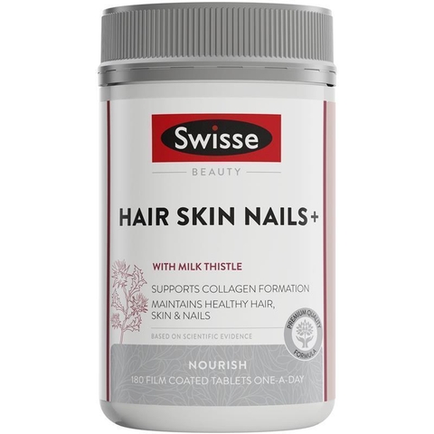 Viên uống hỗ trợ tóc da và móng - Swisse Ultiboost Hair Skin Nails+ 180  Viên Exclusive size