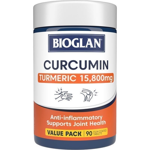 Viên uống hỗ trợ xương khớp Bioglan Curcumin 90 Tablets Value Pack