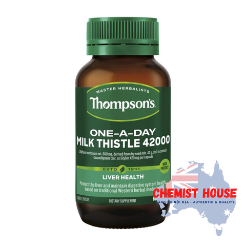Viên Uống Hỗ Trợ Chức Năng Gan Thompson's One-A-Day Milk Thistle 42000mg