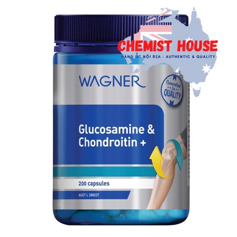 Wagner Glucosamine & Chondroitin+ - Viên uống hỗ trợ xương khớp 200 viên