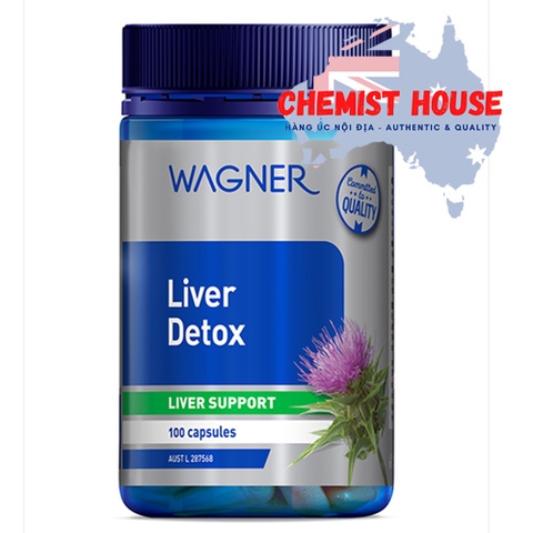 Wagner Liver Detox - Viên uống thải độc gan 100 viên