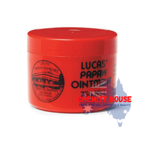 Lucas - Kem đu đủ đa năng - Chống khô nẻ môi, bỏng da, mẩn ngứa, mụn nhọn cho mọi lứa tuổi