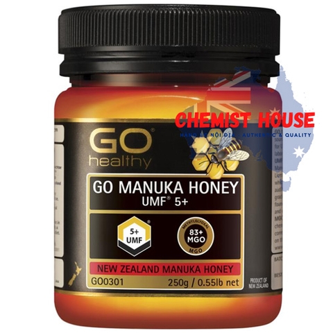 GO Healthy Manuka Honey UMF 5+ (MGO 80+) 250mg - Mật ong Manuka