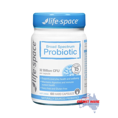 Life Space Broad Spectrum Probiotic - Viên uống men vi sinh 60 viên