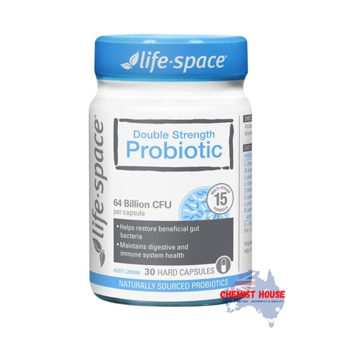 Life Space Double Strength Probiotic - Viên uống men vi sinh cho người lớn 30 viên