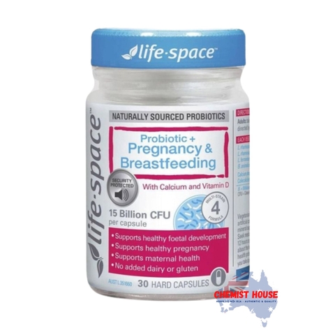 Men vi sinh ngừa táo bón cho bà bầu Life Space Probiotic for Pregnancy & Breastfeeding