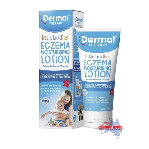 Kem dưỡng ẩm Dermal Therapy Little Bodies Eczema Moisturising Lotion Tube 175ml