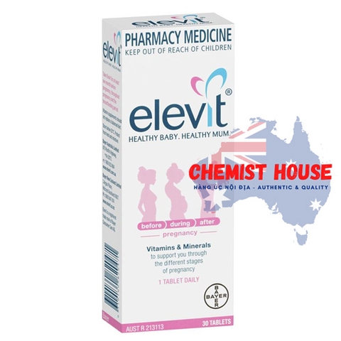 Elevit Pregnancy Multivitamin (30 days) - Vitamin Tổng hợp cho Mẹ bầu 30 viên