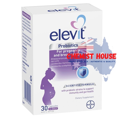 Elevit Probiotics For Pregnancy and Breastfeeding (30 days) - Viên uống men vi sinh cho Mẹ Bầu và Sau Sinh 30 viên