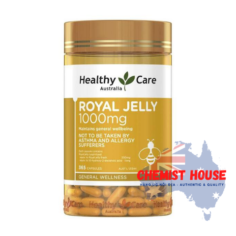 Healthy Care Royal Jelly - Sữa ong chúa 1000mg 365 viên