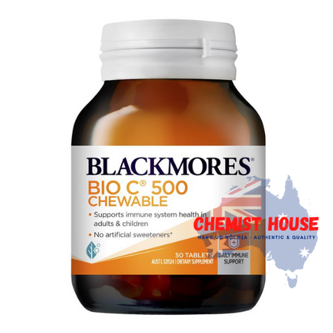 Blackmores Bio C 500 - Viên uống bổ sung C 500 50 viên