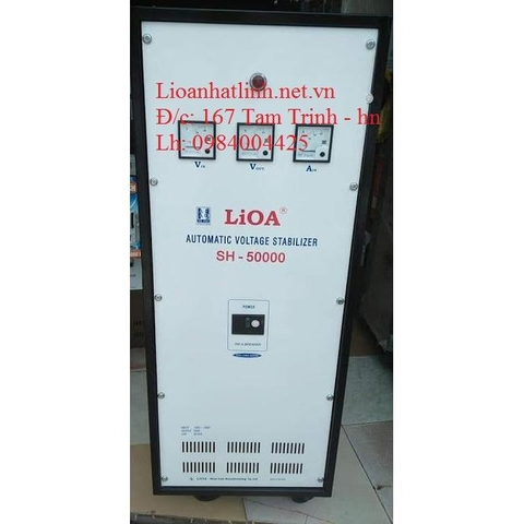 ỔN ÁP LIOA 50KVA 1 PHA HÀNG TỒN KHO