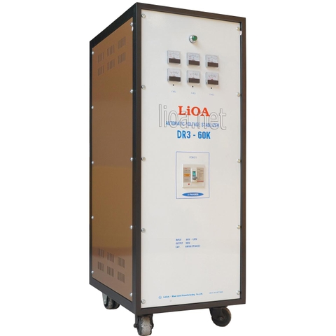 ỔN ÁP LIOA 60KVA 3 PHA DẢI 160V - 430V DR3 - 60K THẾ HỆ 1