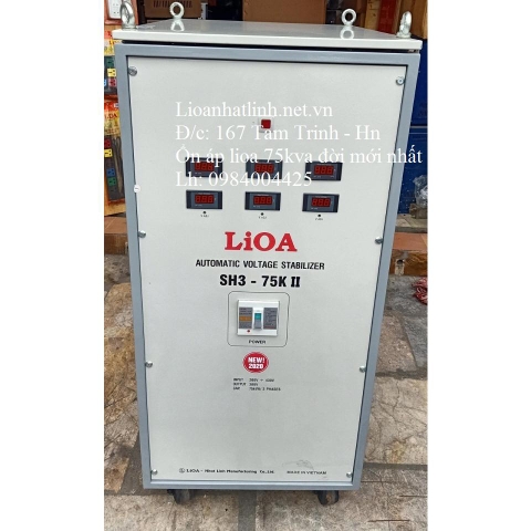 ỔN ÁP LIOA 75KVA 3 PHA SH3 - 75K II ĐỜI MỚI NHẤT 2022 - 2023