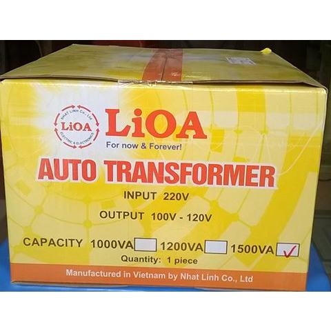 BIẾN ÁP TỰ NGẪU LIOA 1500VA - 1500W