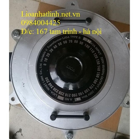 BIẾN ÁP VÔ CẤP LIOA 1 PHA 5KVA - 25A