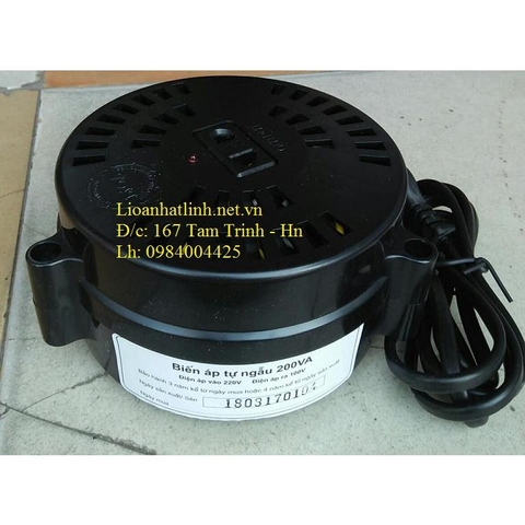 BIẾN ÁP TỰ NGẪU LIOA 200VA - 200W