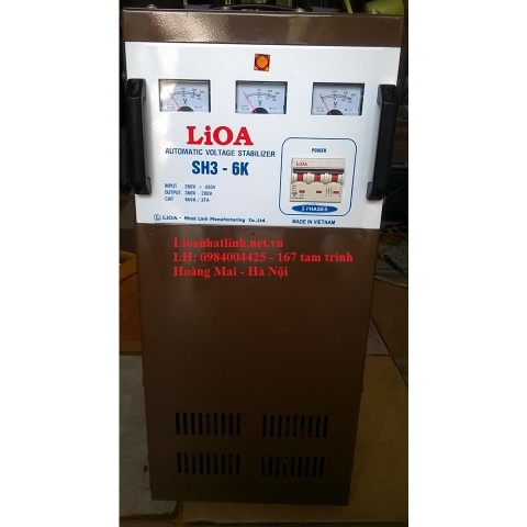 ỔN ÁP LIOA 6KVA 3 PHA SH3 - 6K THẾ HỆ 1