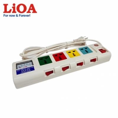 Ổ CẮM CÔNG SUẤT LỚN LIOA 4 LỖ 3300W MÃ SẢN PHẨM 4OFSSA2.5-2