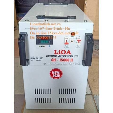 ỔN ÁP LIOA 15KVA - 15KW SH - 15000 II ĐỜI MỚI NHẤT 2022 - 2023 DÂY ĐỒNG 100%
