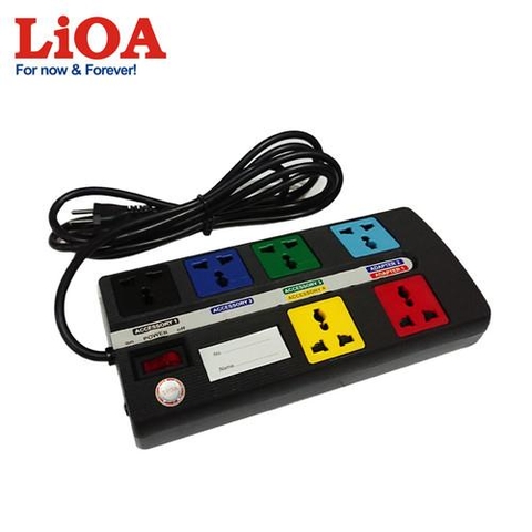 Ổ CẮM ĐIỆN KÉO DÀI LIOA SUPER 6 Ổ MODEL 6D - S3 - 2