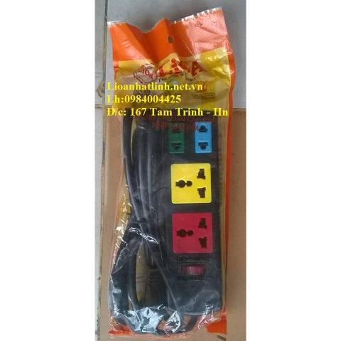 Ổ CẮM KÉO DÀI LIOA LOẠI ĐA NĂNG - KẾT HỢP 4 Ổ CẮM 3M MODEL 2D2S32