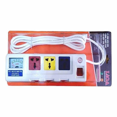 Ổ CẮM CÔNG SUẤT LỚN LIOA 3300W 3 LỖ MÃ SẢN PHẨM 3OFSSA2.5-2