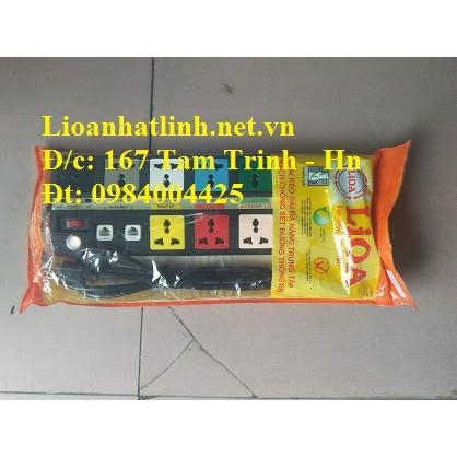 Ổ CẮM ĐIỆN LIOA 10 LỖ ĐA NĂNG CÓ MẠCH CHỐNG SÉT ĐƯỜNG THÔNG TIN  10 OFFICE - 3