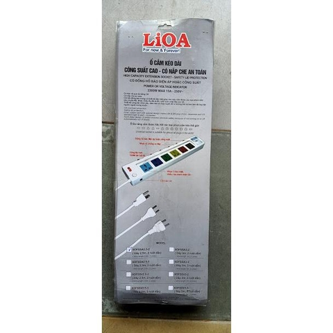 Ổ CẮM CÔNG SUẤT LỚN LIOA 3300W MÃ SẢN PHẨM 6OFSSA2.5-2
