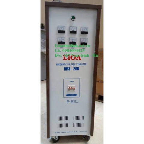 ỔN ÁP LIOA 20KVA 3 PHA DẢI 160V - 430V DR3 - 20K THẾ HỆ 1