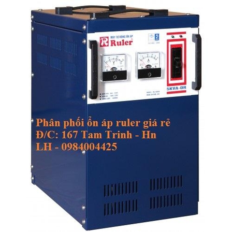 ỔN ÁP RULER 5KVA - DR DẢI 90V - 250V