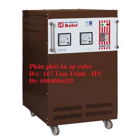 ỔN ÁP RULER 20KVA DẢI 150V - 250V