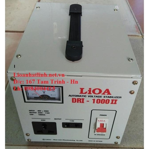 ỔN ÁP LIOA 1KVA - 1KW MÃ SẢN PHẨM DRI - 1000 II ĐỜI MỚI NHẤT