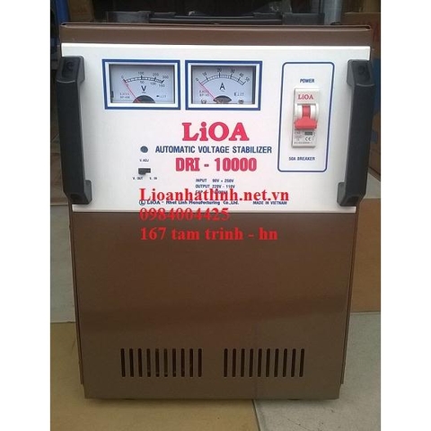 ỔN ÁP LIOA 10KVA NHẬT LINH DRI 10000 DẢI 90V HÀNG TỒN KHO THẾ HỆ 1