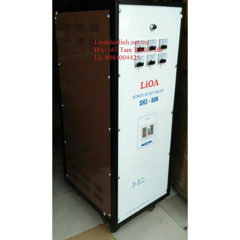 ỔN ÁP LIOA 60KVA 3 PHA DẢI 260V - 430V SH3 - 60K THẾ HỆ 1