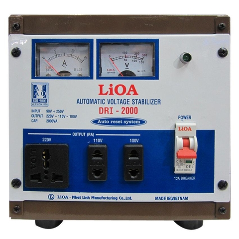 ỔN ÁP LIOA 2KVA MÃ SẢN PHẨM DRI - 2000 HÀNG BẦY MẪU